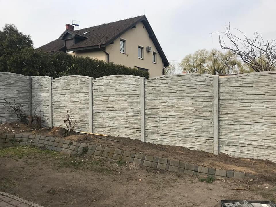 ogrodzenie betonowe bytom qubefence